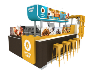 Gran oferta, quiosco de comida clásico, tienda <span class=keywords><strong>Piaza</strong></span>, muebles de decoración, puesto de comida de marca personalizado comercial al aire libre - Product Image 6