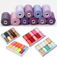 Benang jahit Quilting poliester 1000 yard kualitas tinggi cocok untuk menjahit & Mesin