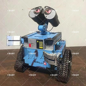 Adornos <span class=keywords><strong>de</strong></span> Oficina <span class=keywords><strong>de</strong></span> <span class=keywords><strong>Hierro</strong></span> Retro Hechos a Mano y Personalizados, Arte <span class=keywords><strong>en</strong></span> <span class=keywords><strong>Hierro</strong></span> Reciclado, Decoración para Bares y Restaurantes, Escultura <span class=keywords><strong>de</strong></span> Robot WALL-E - Product Image 2