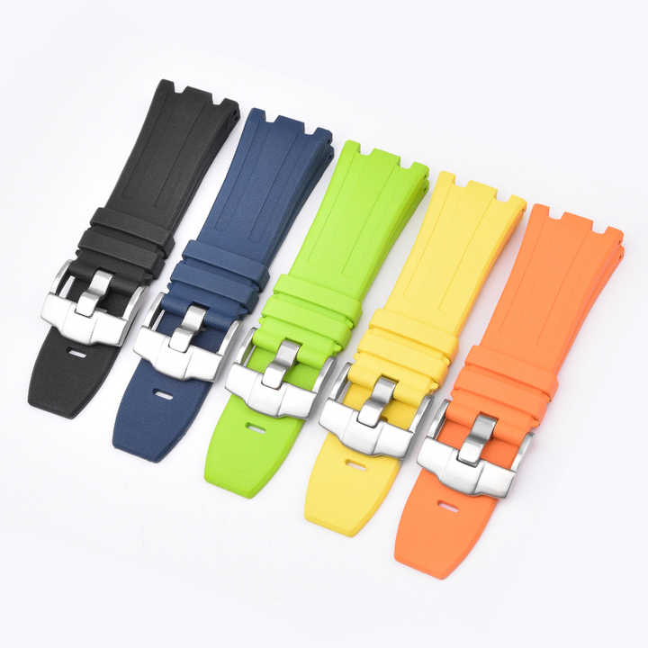 Wholesale High Quality Rubber 28 mm Watch Strap 10-292_K0026878 main image 1