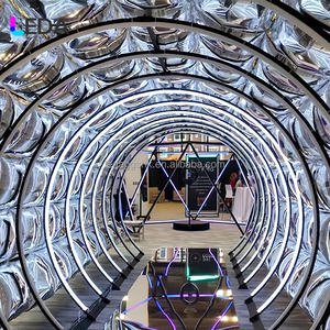 Arche LED d'extérieur pour mariage, toile de fond LED ronde RGB, tunnel lumineux LED pour événements et décoration de fête - Product Image 4