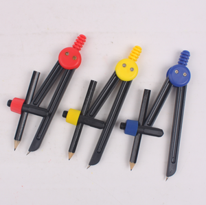 Trẻ Em Chuyên Nghiệp Bút Chì La Bàn Thiết Lập Với Vòng Tròn Bán Kính Kích Thước Cai Trị Bán Buôn Đầy Màu Sắc Nhựa La Bàn Cho Học Sinh Trung Học - Product Image 3