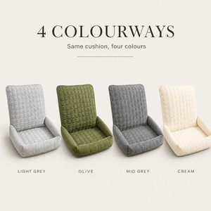 Protector de Asiento de Coche Acolchado, Alfombrilla de Corduroy para Mascotas con Correas de Respaldo y Bordes Laterales Elevados para Asiento de Auto - Product Image 3