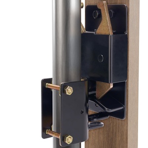 Loquet de portail agricole moderne en acier au carbone robuste, réglable, verrouillable dans les deux sens, thermolaqué, pour clôture de sécurité de ranch - Product Image 2