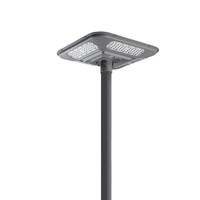Farolas Solares con Clasificación IP65, Alimentadas por Postes Eléctricos Rurales, Almacenamiento de Batería, Iluminación Nocturna Continua, Iluminación Exterior de Aleación de Aluminio