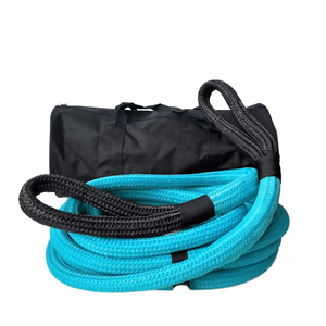 運動回復9mX16mm 12540lbs破壊強度トーイングロープ100% ナイロン緊急ツールキット車の回復のため - Product Image 2