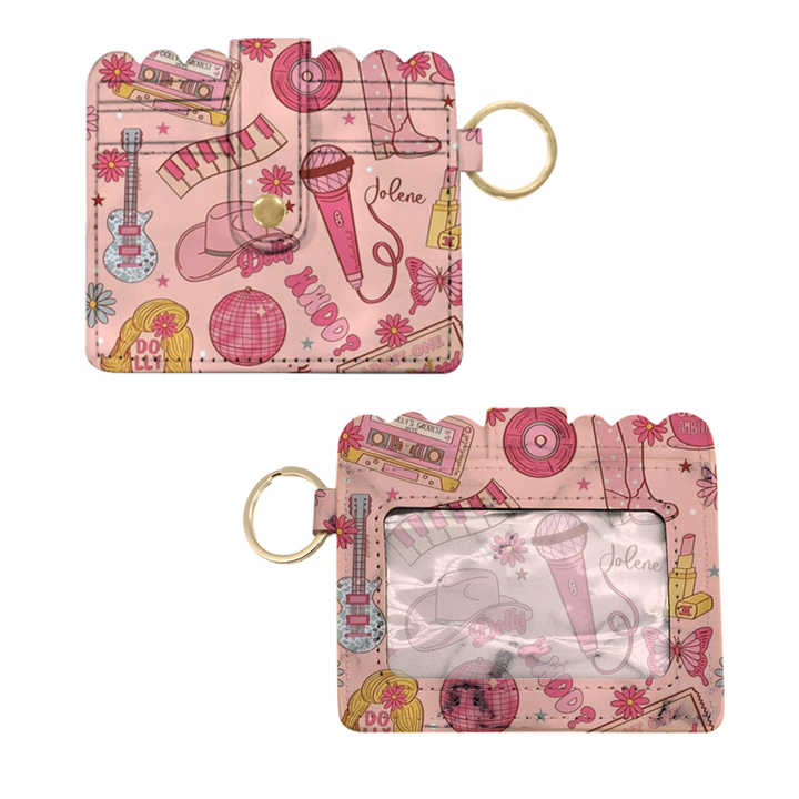 Custom Print 200 Pieces MOQ Id Card Holder Wallets Cardbag Keylets 