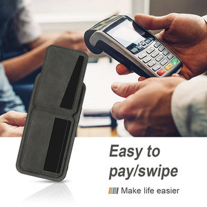 Para <span class=keywords><strong>Xiaomi</strong></span> Poco X7 Pro y <span class=keywords><strong>Redmi</strong></span> <span class=keywords><strong>Note</strong></span> 14 funda protectora para teléfono móvil tarjetero de piel de oveja con soporte a prueba de golpes Color rojo - Product Image 4