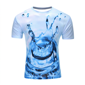 เสื้อยืดผู้ชายแบบสั่งทำพิเศษปี 2025 ลายพิมพ์ด้านหน้า ผ้าถักคอตตอน 100% เสื้อผ้าลำลองสไตล์สตรีท ระบายอากาศได้ดี แห้งเร็ว แขนสั้น - Product Image 1
