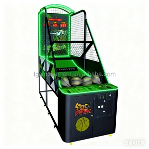 Hộp Arcade thể thao vận hành bằng đồng xu Bảo hành 1 năm máy Trò chơi bắn bóng rổ đường phố bằng tiếng Anh - Product Image 2