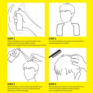 Sevich-<span class=keywords><strong>Spray</strong></span> de <span class=keywords><strong>retouche</strong></span> 80ml pour <span class=keywords><strong>cheveux</strong></span> noirs et bruns avec logo personnalisé Traitement de la perte de <span class=keywords><strong>cheveux</strong></span> et de la calvitie Poudre de volume capillaire à la kératine - Product Image 6