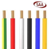 SAA-Zulassung Grün Gelb Kupfer leiter PVC-isolierte Erdung Flexibler Draht 6mm 16mm 25mm 35mm 50mm 70mm Erdung kabel
