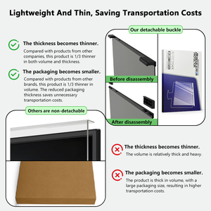 Màn hình riêng tư 24 inch với phụ kiện treo có thể tháo rời chống gián điệp chống ánh sáng xanh riêng tư Màn hình máy tính để bàn cho màn hình - Product Image 2