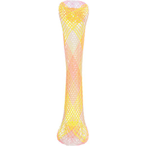 Set di tubi da 15 cm, giocattoli per gatti in rete colorata con piume per divertirsi durante il gioco - Product Image 2