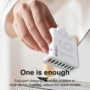 Meistverkaufte Produkte 2025 8-in-1 USB-Ladegerät mit QC3.0 30W Wandladegerät US EU UK KR Stecker SCP OTP Kamera - Product Image 3