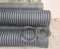 Fabriqué en Chine Fabrication professionnelle Durable 40-160mm Hdpe Tuyau ondulé à double paroi