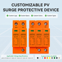 Dispositif de protection contre les surtensions 2P 20KA 40KA DC SPD 500V 600V 1000V, protection contre la foudre pour système solaire photovoltaïque