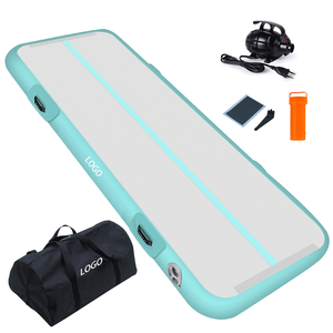 Tapis de gymnastique gonflable <span class=keywords><strong>Airtrack</strong></span> Fitness Mat 3 <span class=keywords><strong>4</strong></span> 5 6 <span class=keywords><strong>m</strong></span> avec sac de transport et pompe à air électrique - Product Image 1