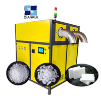 Machine à glaçons industrielle personnalisée avec moteur de production de blocs de glace, capacité 1T/24H, haute qualité, prix bas