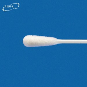 Hisopo flocado Merrick de 152 mm con varilla de ABS para muestreo orofaríngeo, colector oral desechable - Product Image 2