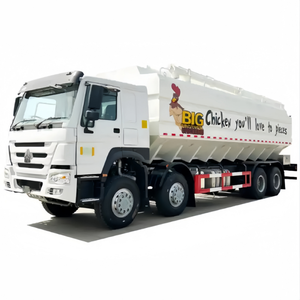 Camión de Alimentación a Granel HOWO 8*4, Camión de Transporte de Alimentos para Granjas Avícolas de 40 CBM en Venta - Product Image 6