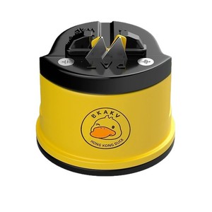 Little Yellow Duck Knife Sharpener Mini Sucker Multi Grit Manual Household Kitchen Tool - Product Image 3