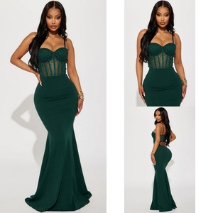 OEM Factory Custom Style Washable Mini Corset Sweatheart Neckline <b>Spaghetti</b> <b>Straps</b> Women Autumn Natural Casual Party Dress - Product Image 1