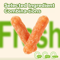 Friandises pour chiens en saucisses de poulet séchées à l'air, riches en protéines pour un complément nutritionnel, faibles en gras, récompenses d'entraînement, approvisionnement direct usine