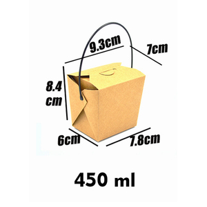 Dùng một lần 16/26/32 oz cấp thực phẩm giấy mì hộp với xử lý cho Take-Away outboxes - Product Image 3