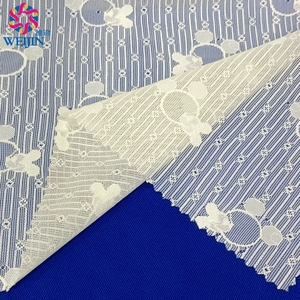 Spandex personnalisé en polyester hauteur de fleur Jacquard dentelle Tulle puissance tissu de maille imprimé <span class=keywords><strong>Mickey</strong></span> rayure tissu organique vêtements robe - Product Image 4