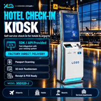 Kiosque d'auto-enregistrement pour hôtel, pour le service des clients en réception, les opérations de la réception de l'hôtel, l'industrie hôtelière et l'hébergement