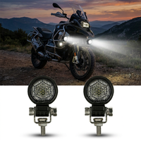 Phare auxiliaire LED 1 pouce 5W 850LM IP68 homologué E-mark pour moto, VTT, UTV, RZR, Sportsman, motoneige, jet ski, VTT 12V 24V Spot