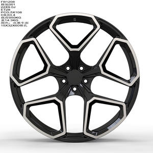 <span class=keywords><strong>Berserk</strong></span> ET <span class=keywords><strong>22</strong></span> 5X108 22R, cargadores de coche de aleación de aluminio forjado, llanta de rueda de 5 radios de 15 pulgadas, nuevo acabado brillante para Zeeker FB1208, 4 piezas - Product Image 2