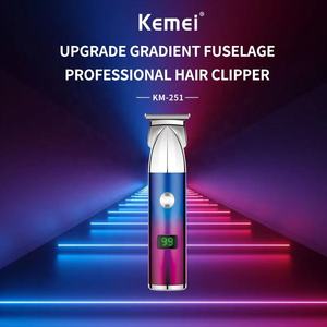 Recortadora de Pelo Inalámbrica Kemei KM-251, Cortadora de <span class=keywords><strong>Barba</strong></span> Profesional, Recargable, Máquina Eléctrica <span class=keywords><strong>para</strong></span> Cara <span class=keywords><strong>y</strong></span> <span class=keywords><strong>Bigote</strong></span>, Cabezales <span class=keywords><strong>para</strong></span> Corte de Pelo - Product Image 3
