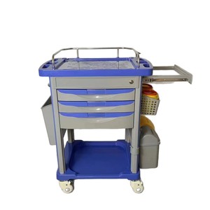 Carrito Médico de Hospital ABS con 4 Ruedas Multifunción para Uso Clínico - Product Image 2