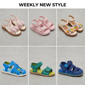 Ready to Ship Summer Kids Sandals Mixed Styles Soft Sole Breathable Non-slip EVA PVC Jelly <b>Polybag</b> Packing Wholesale Stocklot - Product Image 3