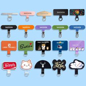 Correas Personalizables para Teléfono Móvil, Clip de Sujeción de TPU, Cordón de Tela, Junta de PVC, Adhesivo Trasero para Tarjeta, Conexión de Cuerda - Product Image 1