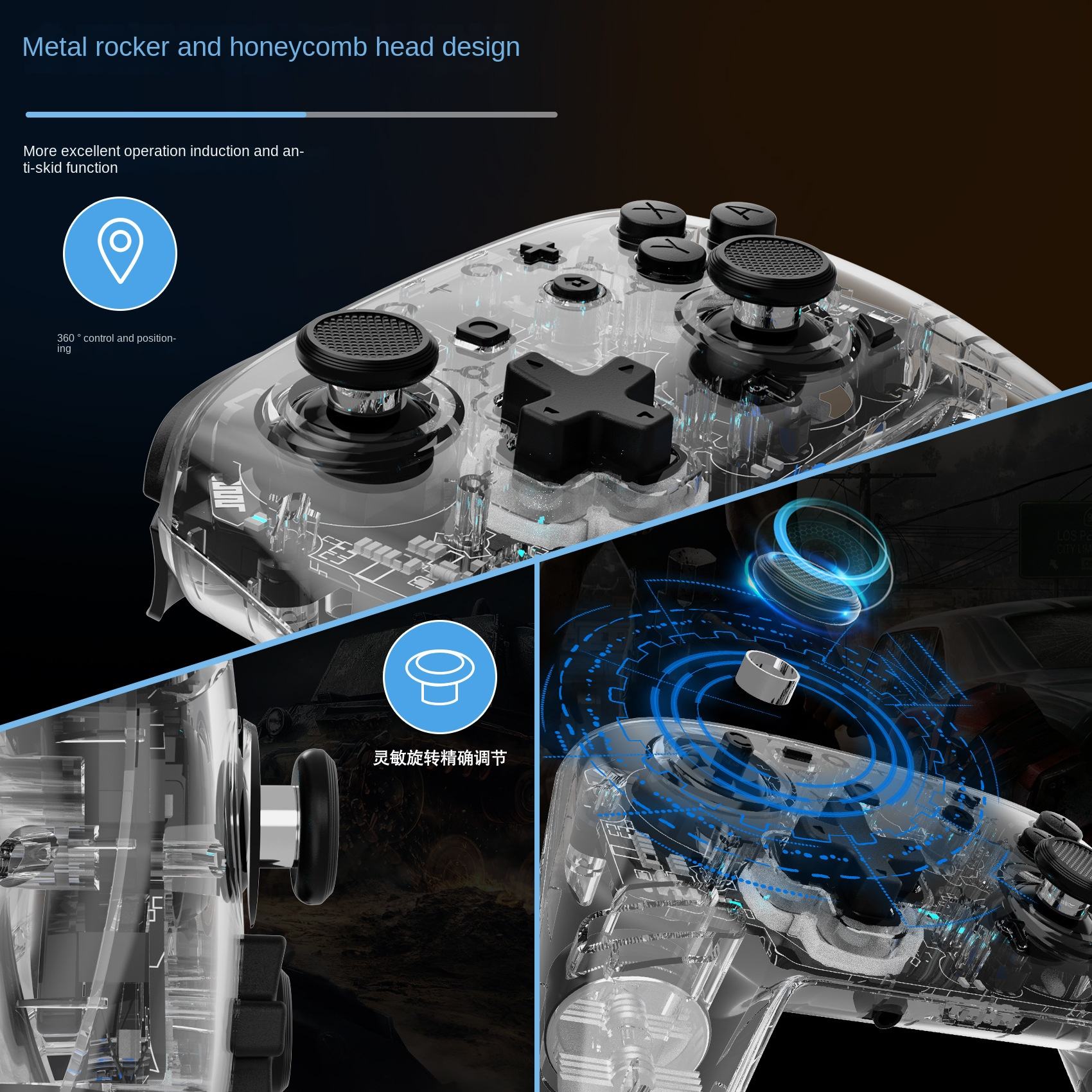 YS10 Edición Premium Negro Transparente (Hongo H)