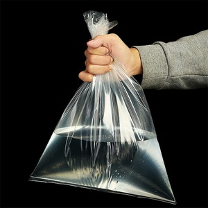 Customized Transparent 1000/case Food Grade <b>Plastic</b> PE Heat Seal Side Gusset Bag - Product Image 5