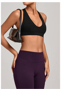 Sujetador Deportivo RUIQUWIN Personalizado, con Push-Up, Talla Grande, Sin Costuras, de Alta Sujeción, Espalda Descubierta, para Entrenamiento, Gimnasio, Deportes, Yoga, para Mujer - Product Image 3