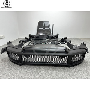 ชุดแต่งกันชนหน้าคาร์บอนไฟเบอร์แบบแห้ง PP+ รุ่น B Style สำหรับ Mercedes-Benz G-Class W464 G63 G500 ปี 2019+  แบบ W463A  ความแม่นยำในการติดตั้ง 1:1 - Product Image 3