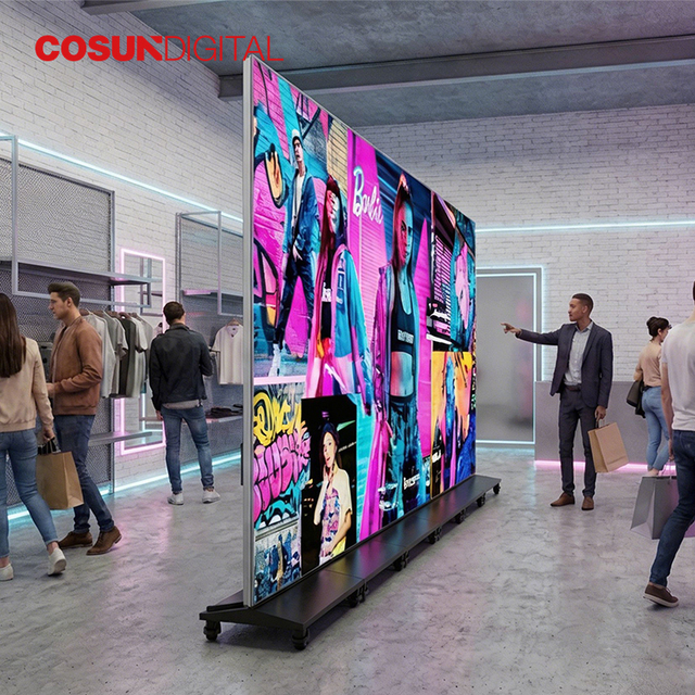 Full Color Modular LED Video Wall Seamless Splicing Screen for Commercial Advertising