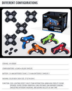Jouets de tir interactifs pour enfants, série de pistolets électriques, boucliers, pistolet laser à induction infrarouge - Product Image 3