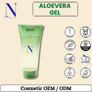 Gel d'aloe vera, gel de soin de la peau et des cheveux à base de plantes, léger, non collant, apaisant et hydratant, pour tous les types de peau et de cheveux - Product Image 1