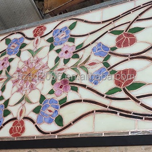 Vidrio Tiffany Artístico con Diseño Floral Estilo Europeo Personalizado para Ventanas y Puertas, 5mm - Product Image 5