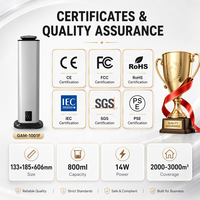 Diffuseur d'arômes commercial pour HVAC, nébuliseur de parfum, machine à parfum pour hall d'hôtel 2000-3000m2, haute pression, contrôle Bluetooth