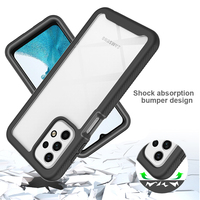 Coque de téléphone transparente en TPU et acrylique, protection intégrale 3-en-1 en PC, vente en gros, pour Samsung A04, A23 4G, A13, A53, A73 5G, A03S, A03 Core
