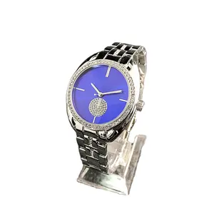 不锈钢表壳水晶石手表大手腕女表卖家男表套装快速交货trsoye trs608