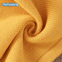 Mimixiong Vente Chaude Doudou Bébé 100% Coton Mignon Peluche Tête d'Animal Éléphant Doudou Bébé Jouet Tricoté Couverture de Sécurité