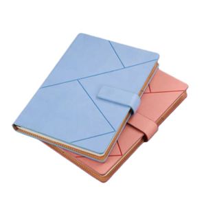 Couverture personnalisée en cuir PU A5 Agenda Agenda Notebook Journal avec fermoir magnétique et porte-stylo - Product Image 3